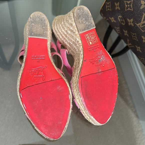 Christian Louboutin Pink Espadrilles EU38 - Picture 12 of 14